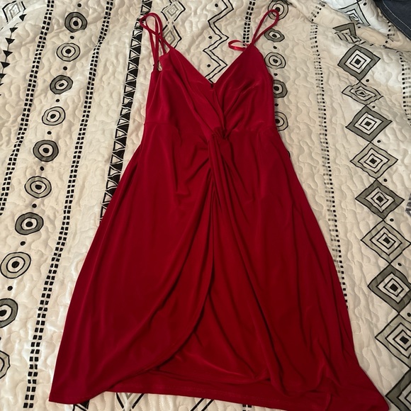 21 Saints Small Red knotted Dress - Picture 1 of 8